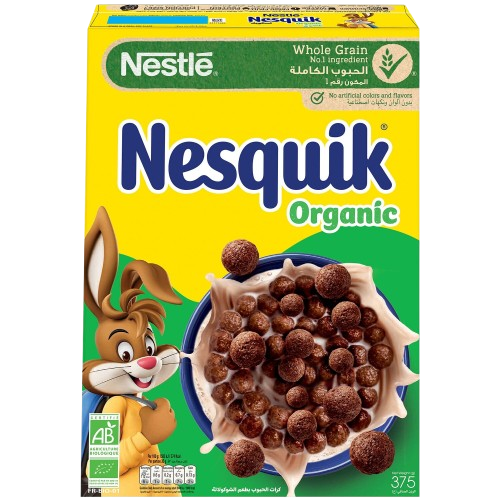 نستلة نسكويك عضوي 375 جم